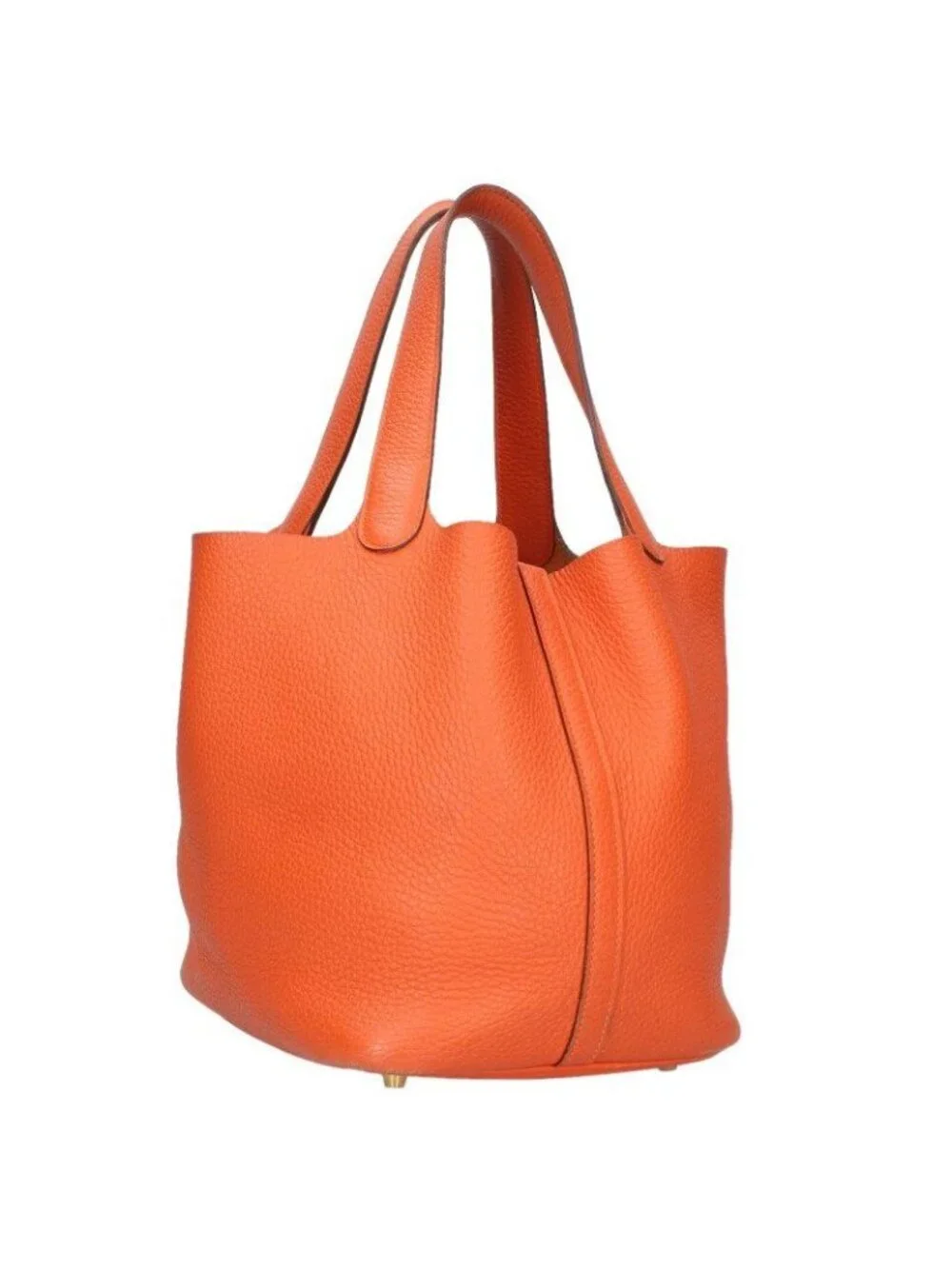 Hermes Picotin MM Taurillon Clemence Leather Handbag MM